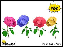 Meshuga PBR Valentines Roses Pack FULL PERM MESH