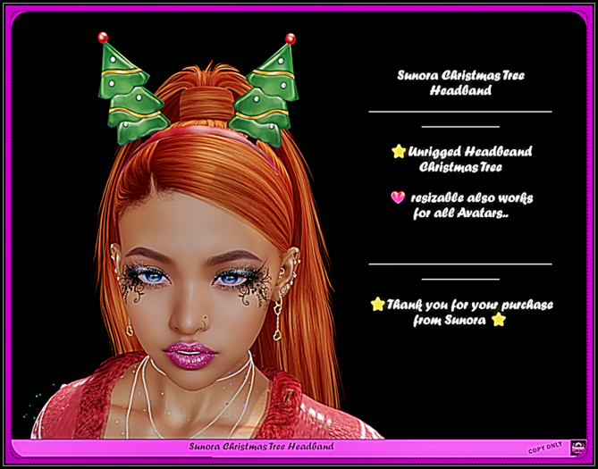 Sunora Christmas Tree Headband