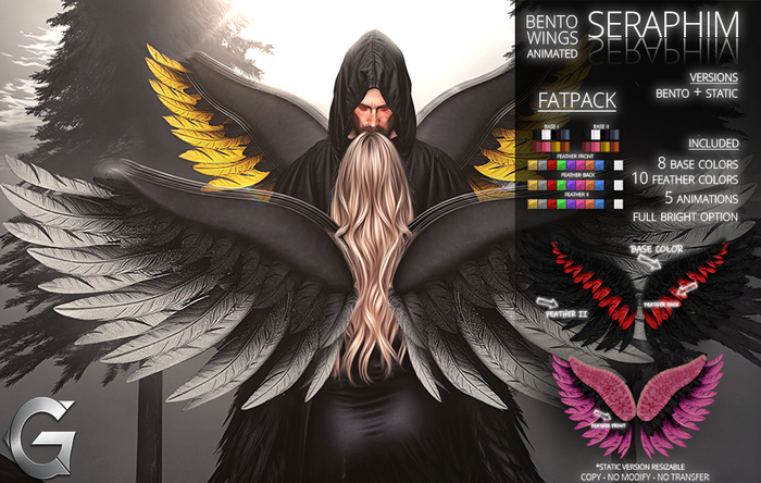 {geek} Seraphim Wings - FATPACK