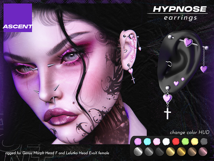 ASCENT - Hypnose Earrings (Lel EvoX + Genus Morph)