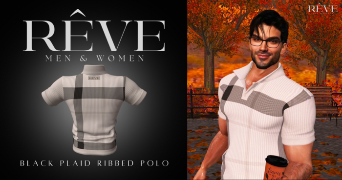 REVE Plaid Polo (Add)