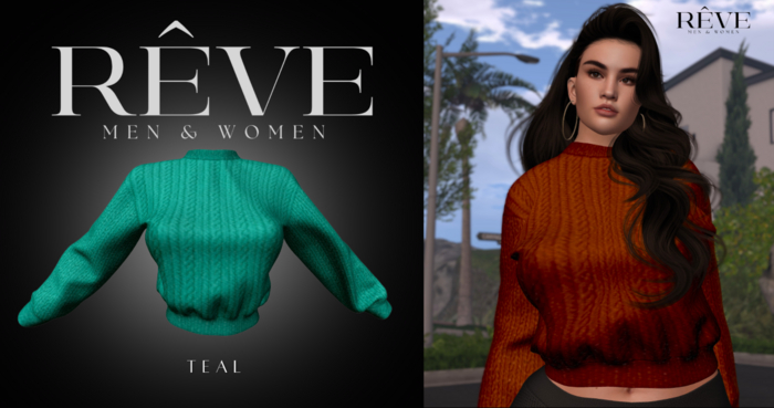 REVE Autumn Knit - Teal (Add)