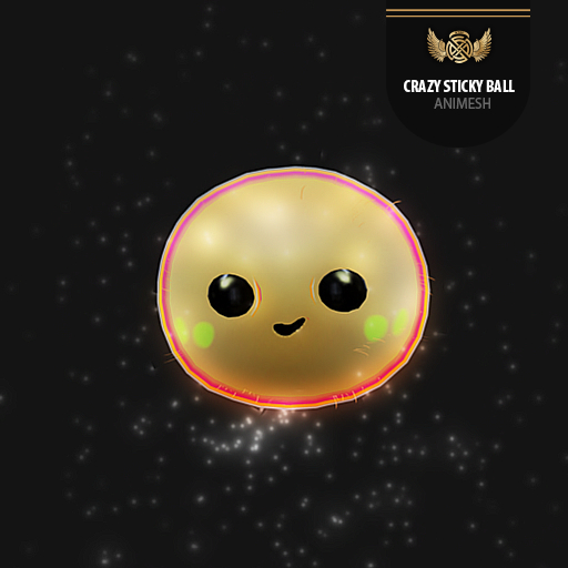 Crazy Sticky Ball-Yellow