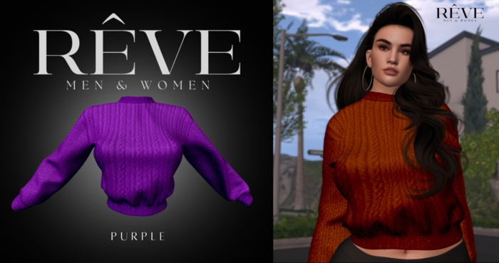 REVE Autumn Knit - Purple (Add)