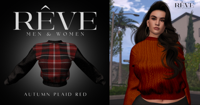 REVE Autumn Knit - Plaid (Add)
