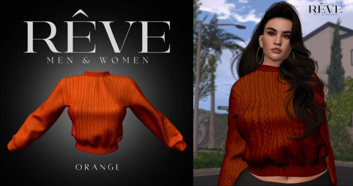 REVE Autumn Knit - Orange (Add)