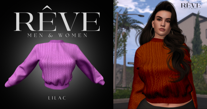 REVE Autumn Knit - Lilac (Add)