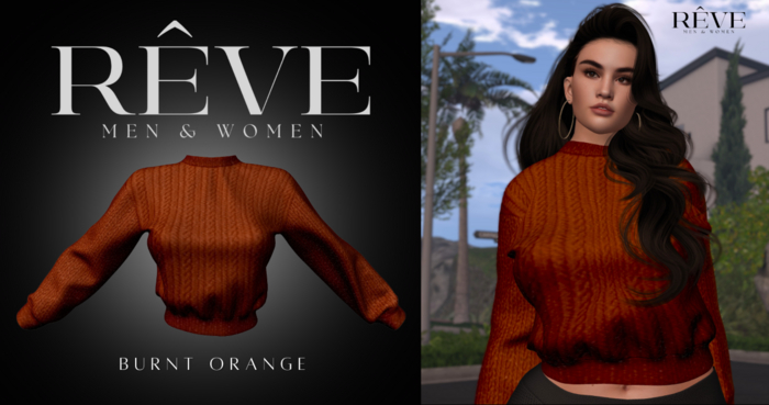 REVE Autumn Knit - Burnt Orange (Add)