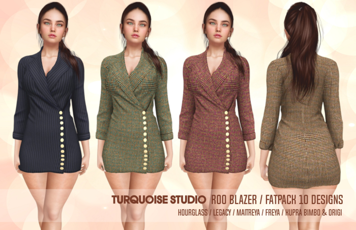 [TURQUOISE] ROO BLAZER [FATPACK]