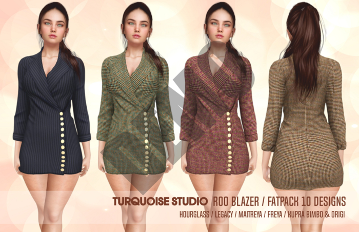 [TURQUOISE] ROO BLAZER [DEMO]