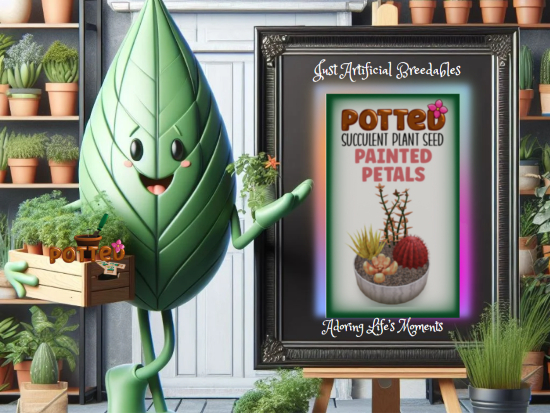 Potted: Succulent Plant Seed: Painted Petals