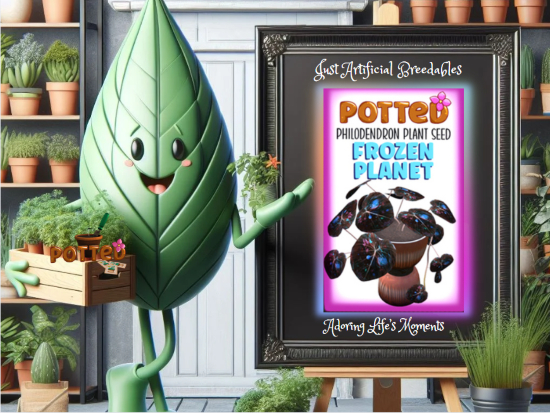 Potted: Philodendron Plant Seed: Frozen Planet