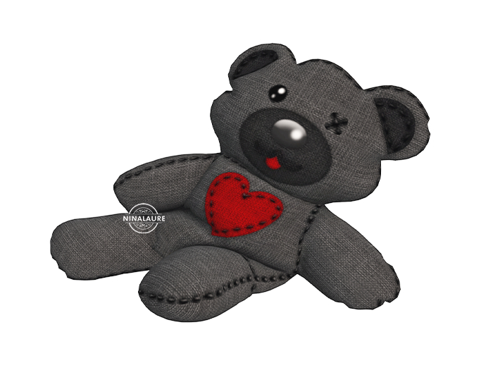 MOoH! | Huge Teddybear chair Couple Black RARE | 09