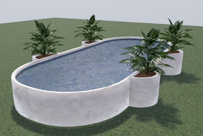 Estanque pond - mediterranean style ornamental pond