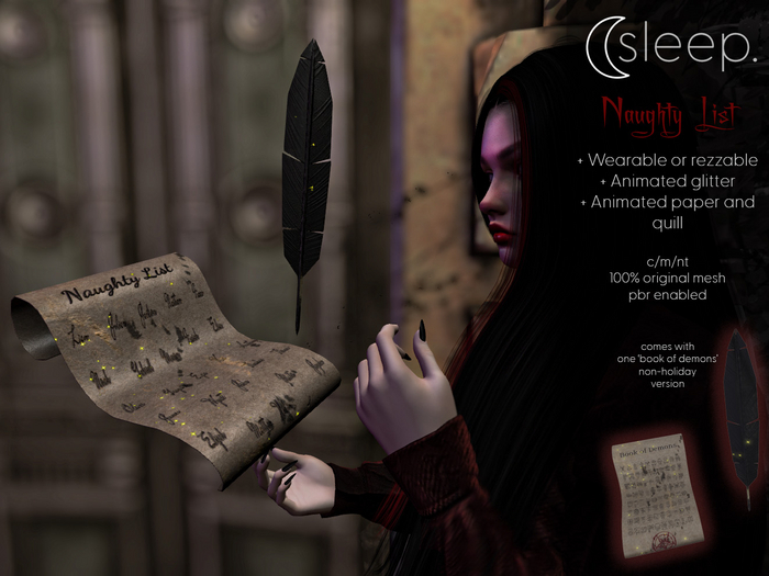 sleep. Naughty List DEMO