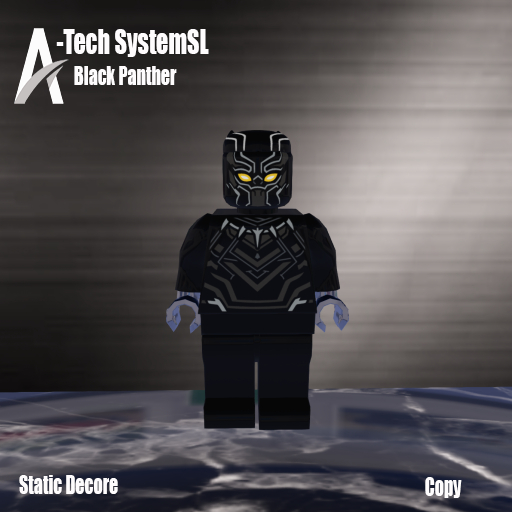 A-Tech - Black Panther Lego Figure