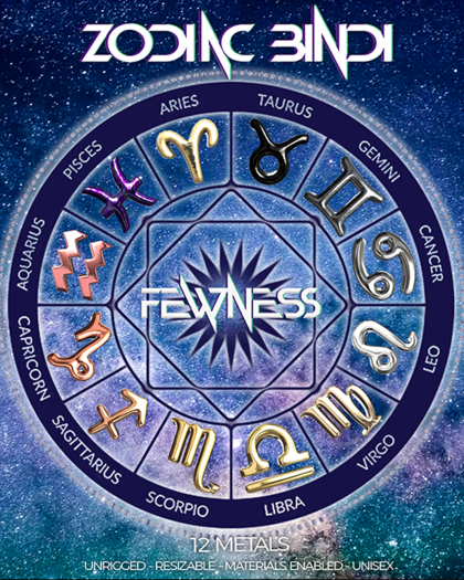 Fewness - Zodiac Bindi - Aries