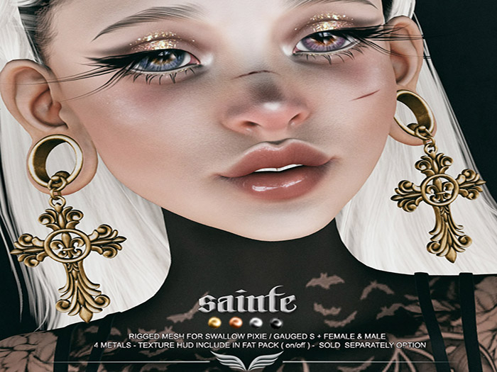 A*S SAINTE_^^Swallow^^Gauged XL Ears _FATPACK_(wear me)