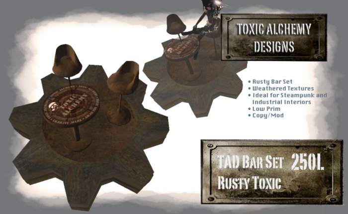 :::TAD::: Rusty Toxic Bar Set