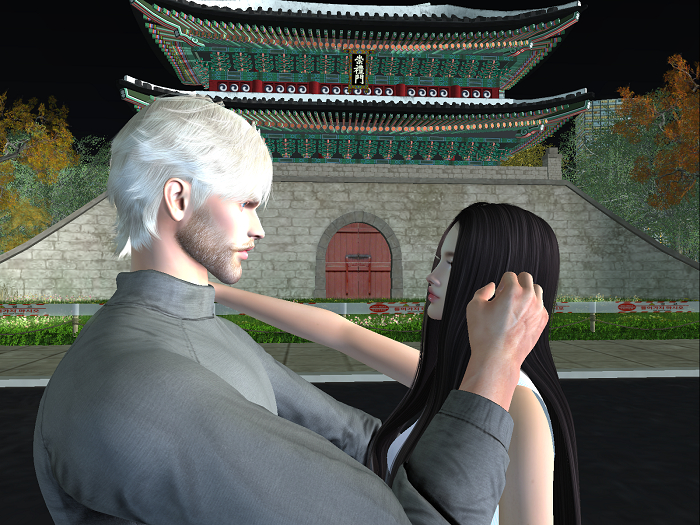 Pose Caressing Cuple
