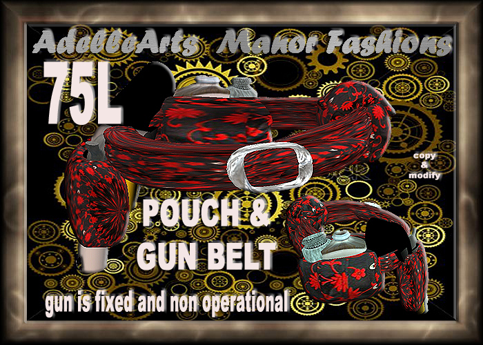 AdelleArts Pouch & Gun Belt