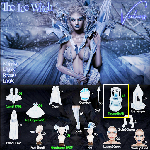 12. The Ice Witch Throne RARE