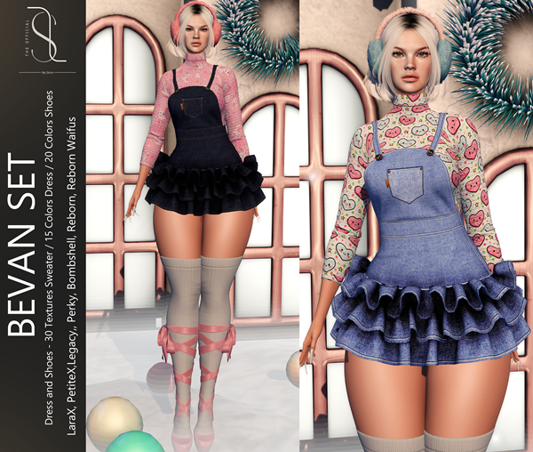  [LS] BEVAN SET DRESS