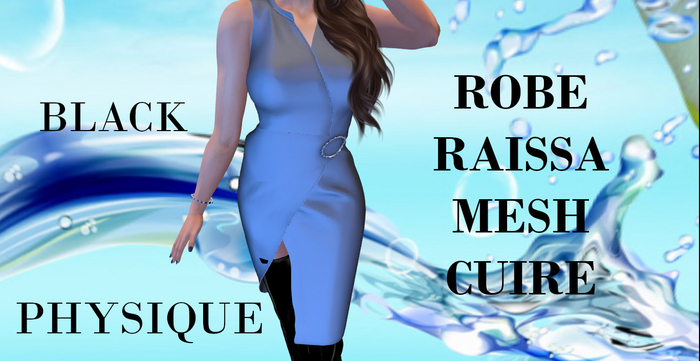 ** DC ** ROBE RAISSA  MESH CUIRE _ physique _ "UNPACKER /HUD"