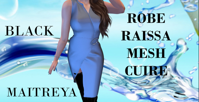 ** DC ** ROBE RAISSA  MESH CUIRE _ maitreya _ "UNPACKER /HUD"