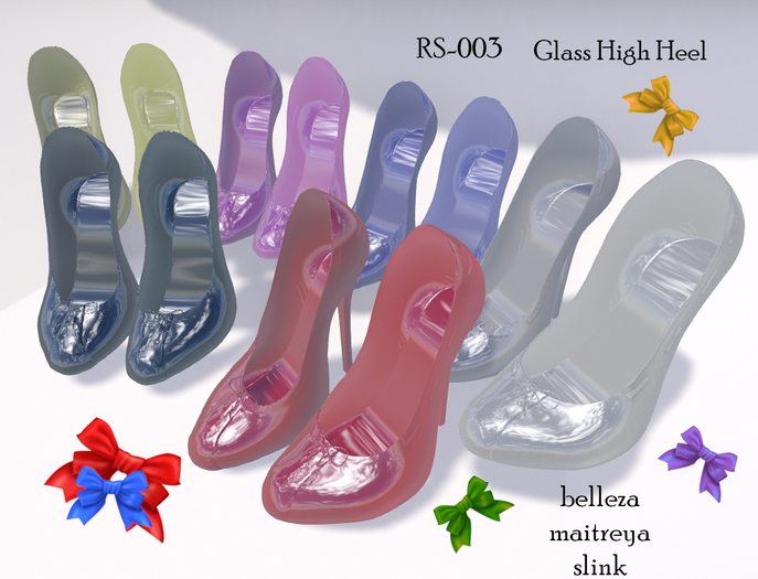 RS-003 Glass High Heel All Set Box