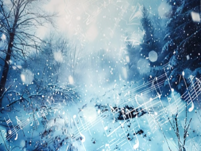 Winter Music Texture