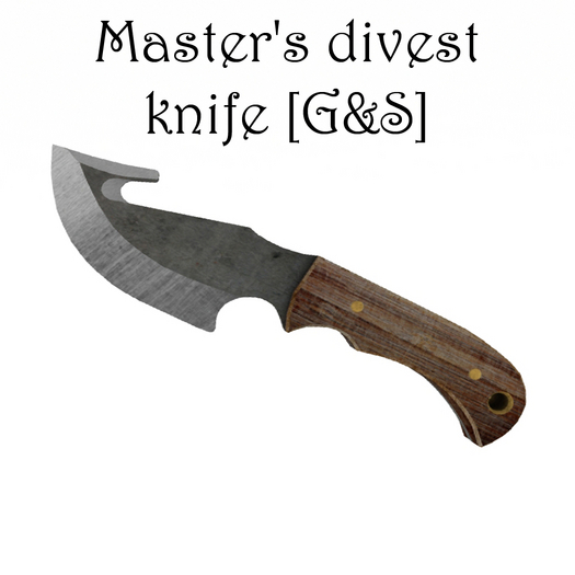 *Texture* Master's divest knife [G&S]
