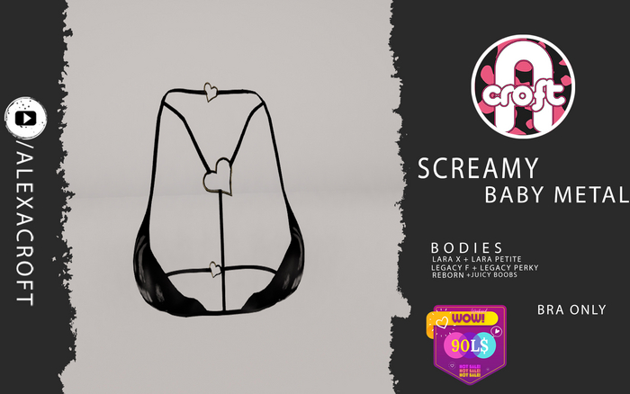 Bra - [ACroft] Screamy BABY METAL