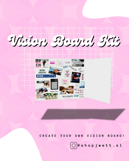 2025 VISION BOARD KIT (unpack)