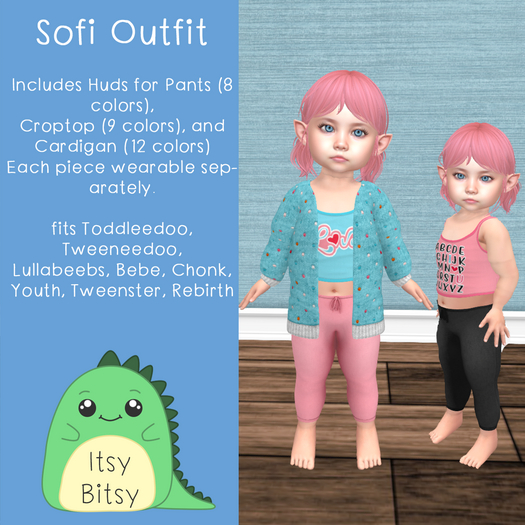 Itsy Bitsy Sofi Outfit HUD