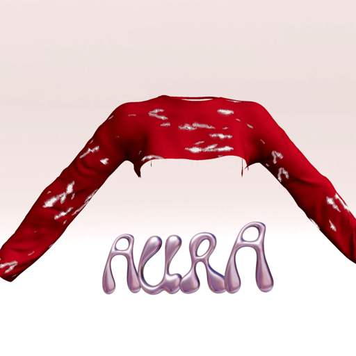 Aura jst a girl red top