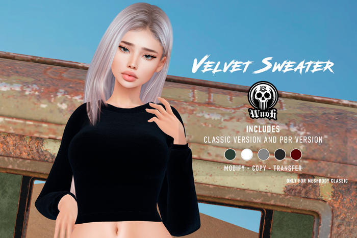 Velvet Sweater - MeshBody Classic