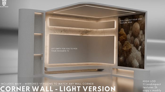[BR] Corner wall - LIGHT version