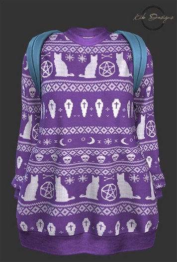 KiB Designs - Dixie Sweater w. Backpack #9