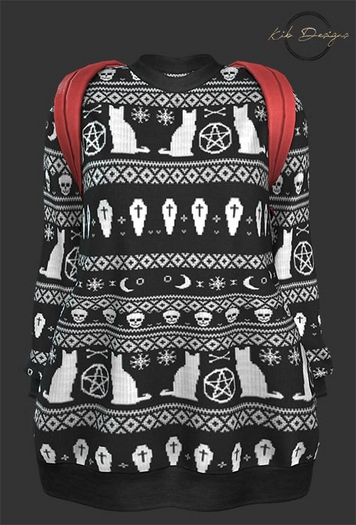 KiB Designs - Dixie Sweater w. Backpack #10