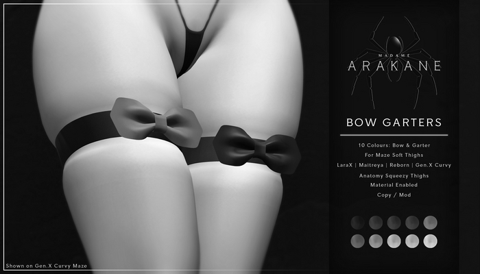 Arakane - Bow Garters (demo)
