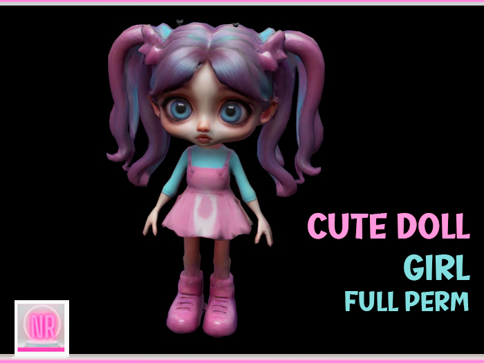 Cute Girl Doll  Full perm 