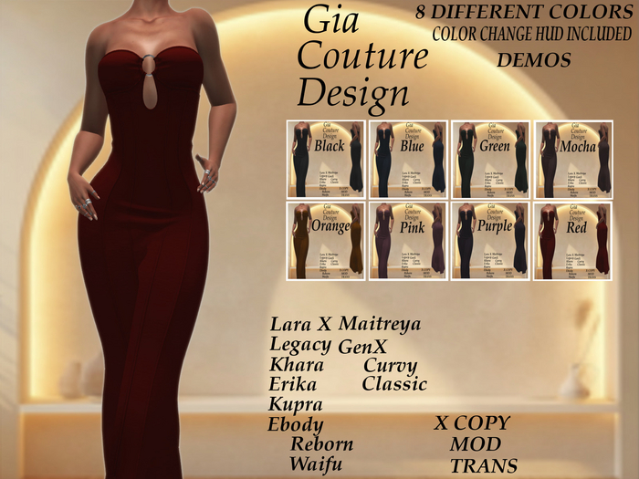 "GCD" Elody Long Dress DEMOS