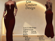 "GCD" Elody Long Dress Red