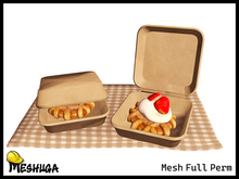 Meshuga Kawaii Cute Valentines Crepes for Two FULL PERM MESH 