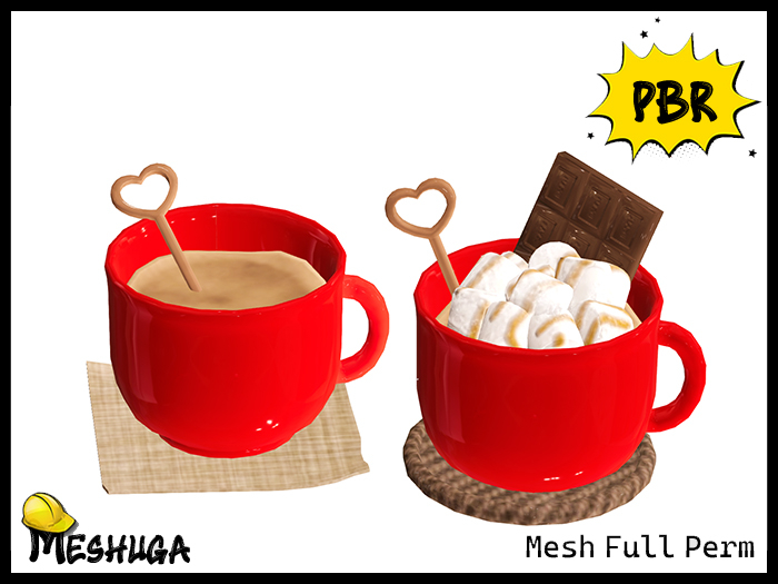 Meshuga PBR Valentines Chocolate for Two FULL PERM MESH 