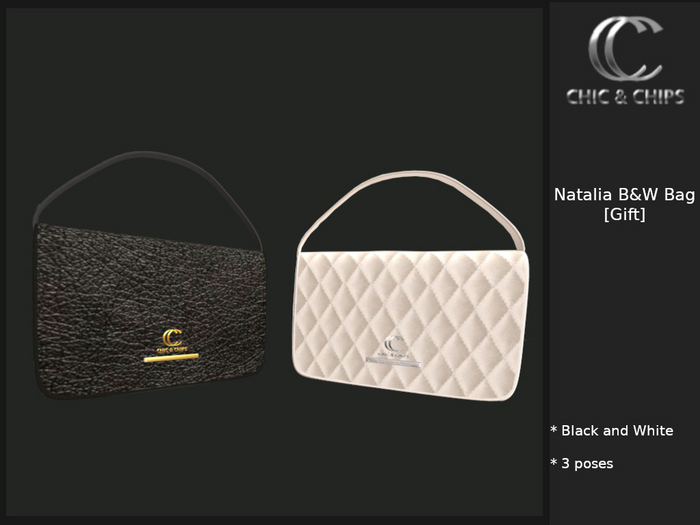 *C&C* Natalia B&W Bag [Gift]