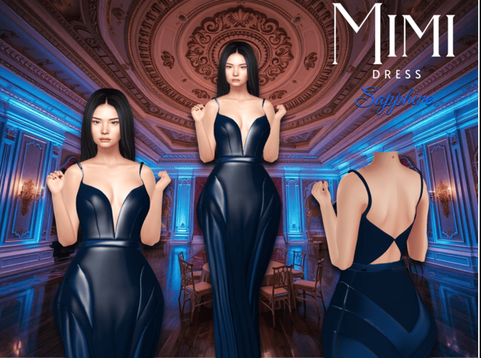 Mimi Dress - Sapphire