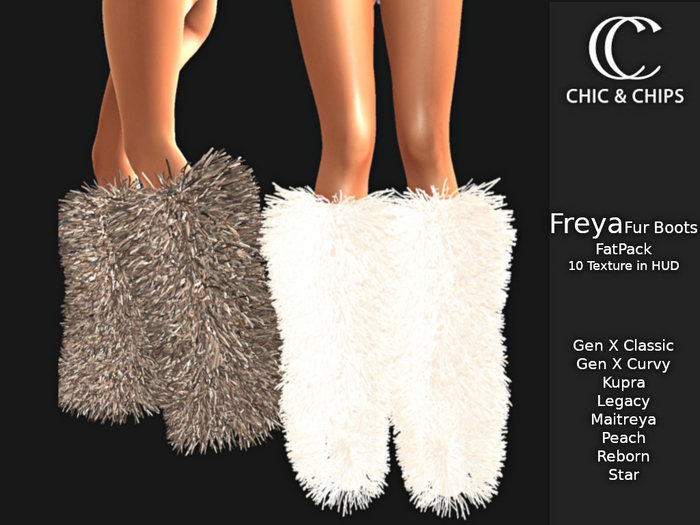 *C&C* Freya Fur Boots FatPack [DEMO]