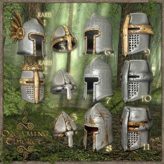 1. Dreaming Thicket - Helm Gacha - Great Helm Rusted